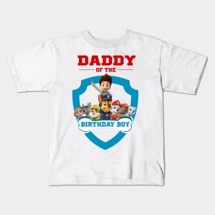 Daddy of the Birthday Boy Kids T-Shirt